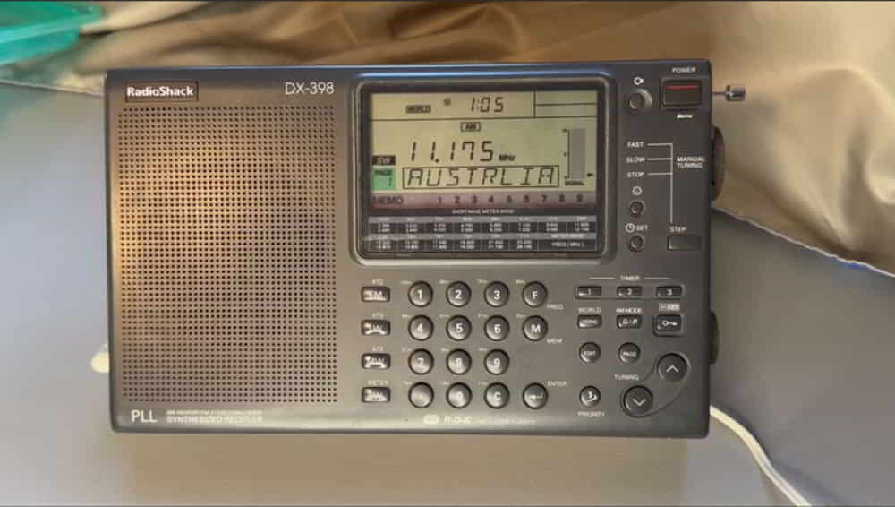 most HF radios will pick up the HFGCS frequencies