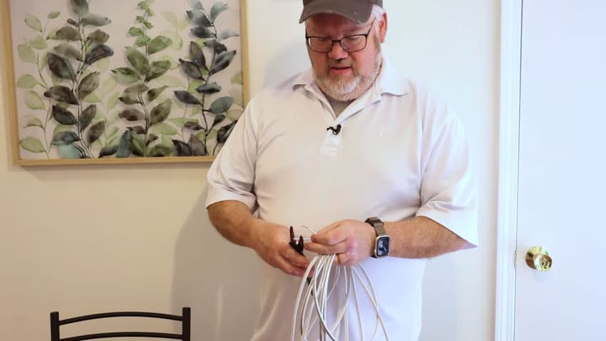 Connecting and Stripping the Antenna Wires